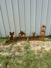 3 Stacked Evil Pumpkins- Halloween Metal Yard Stake