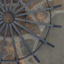 72 Inch Super Heavy Duty Wagon Wheel Fire Pit Grate