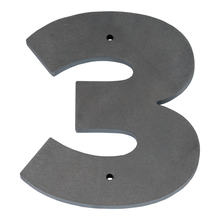 Modern Stainless Steel House Numbers and Letters - Laser Cut, Proxima Nova Font, 6 Inch