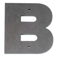Modern Stainless Steel House Numbers and Letters - Laser Cut, Proxima Nova Font, 6 Inch