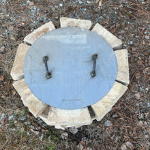 Heavy Duty Raw Steel Round Fire Pit Cover Lid