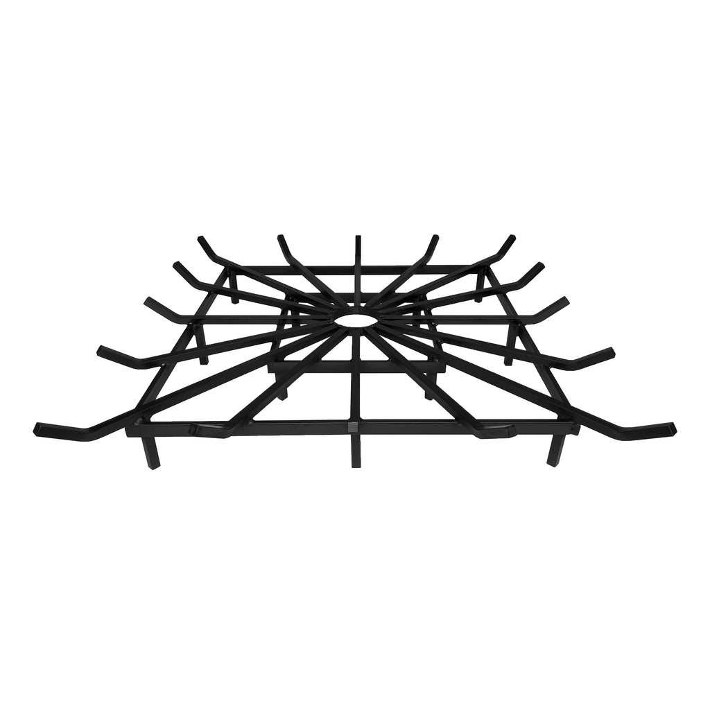 40 x 40 Inch Heavy Duty Square Wheel Fire Pit Grate SteelFreak