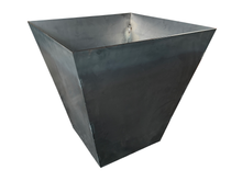 Super Duty Raw Steel Planter, Tapered, Many Sizes - Made in USA