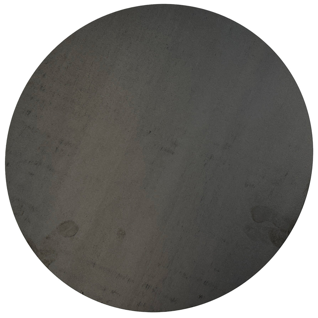 1/4 Inch Hot Rolled Mild Steel Plate, Round, Mill Finish - Made in USA ...