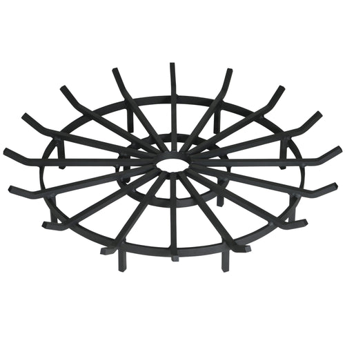 36 Inch Heavy Duty Wagon Wheel Fire Pit Grate