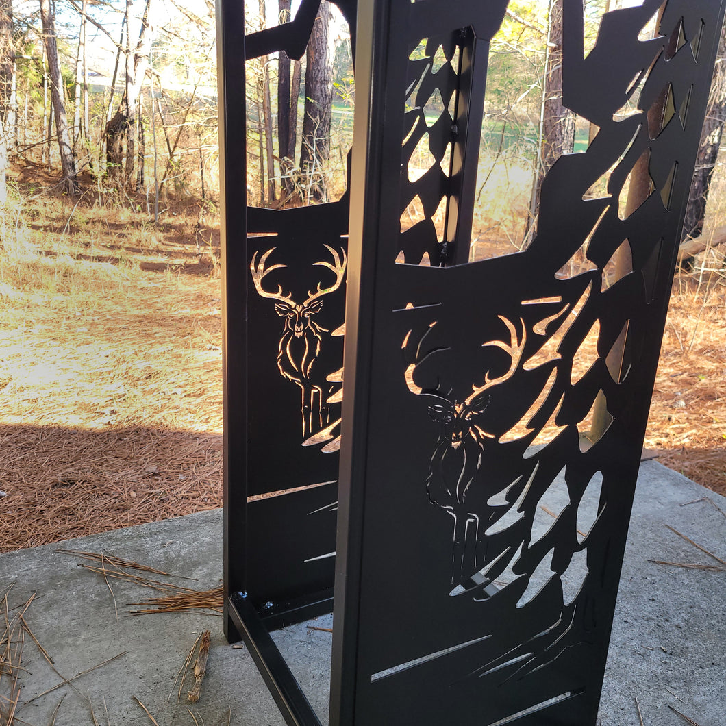 Super Duty Tower Log Rack (Woodland, 48 Inch) – SteelFreak