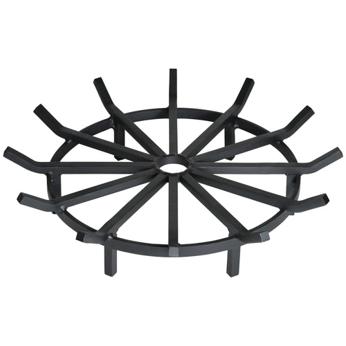 32 Inch Super Heavy Duty Wagon Wheel Fire Pit Grate