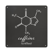 12 x 12 Metal Wall Art - Caffeine