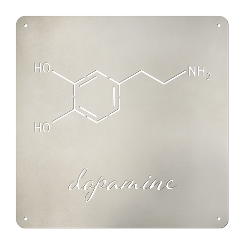 12 x 12 Metal Wall Art - Dopamine