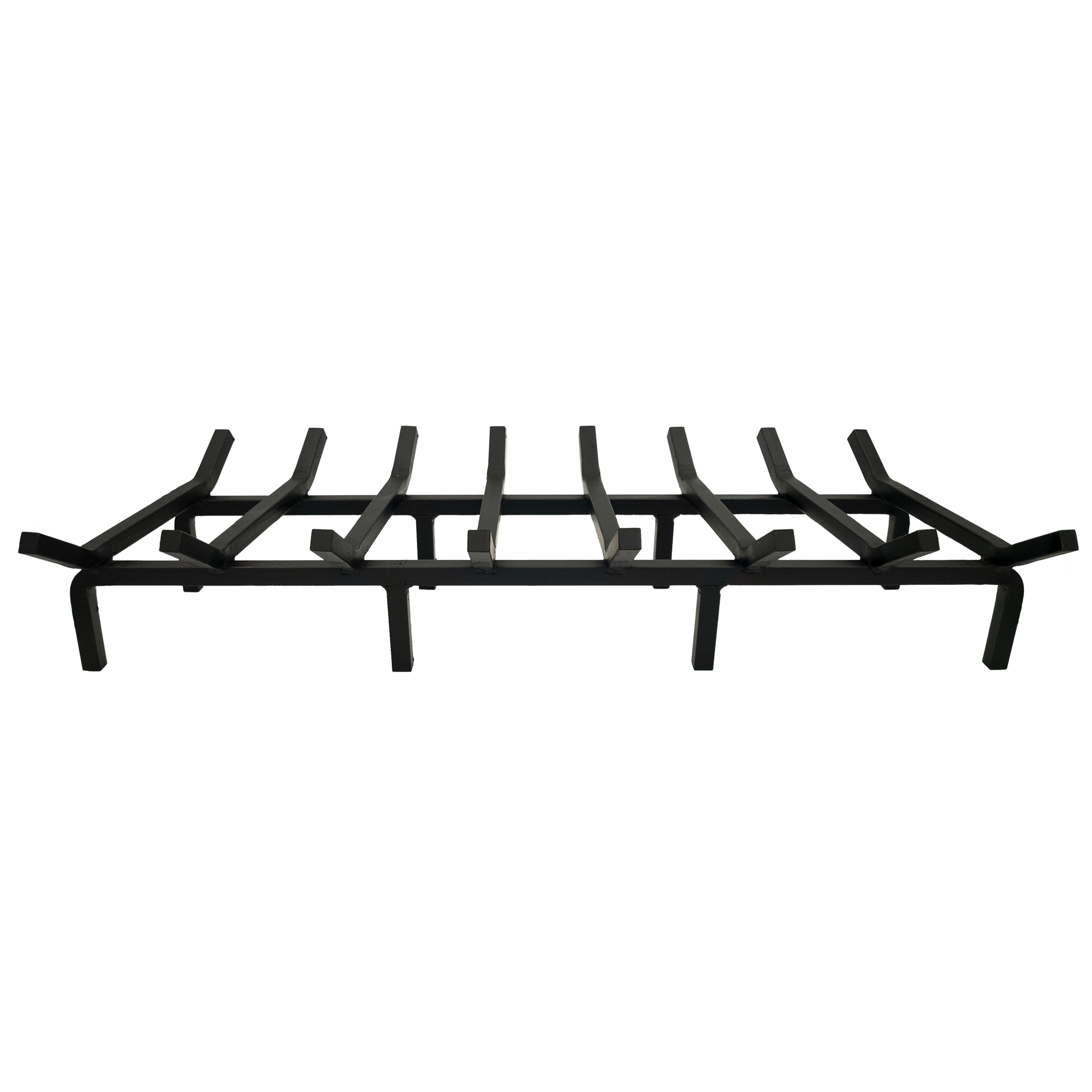 36 Inch Super Heavy Duty Tapered Fireplace Grate SteelFreak