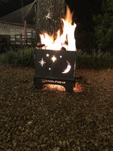 SteelFreak 14 Inch Square Fire Pit - Starry Night