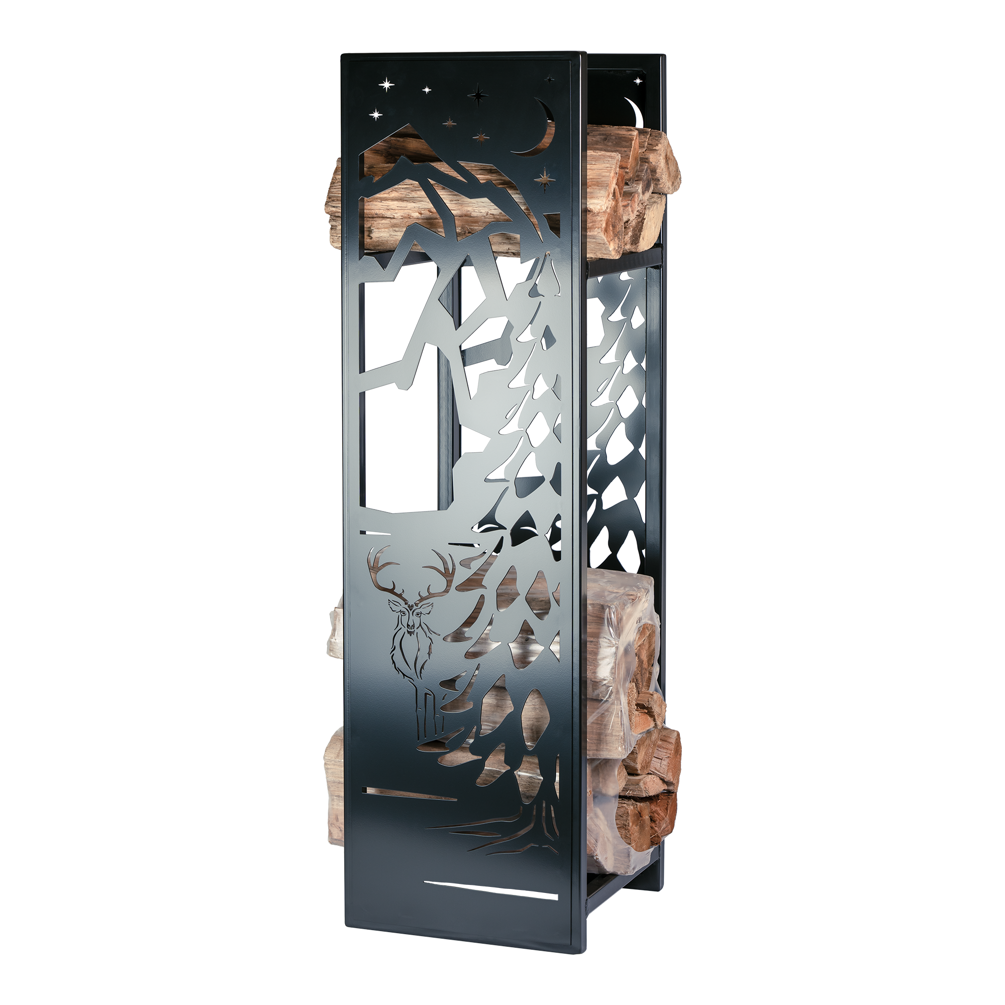 Super Duty Tower Log Rack (Woodland, 48 Inch) – SteelFreak