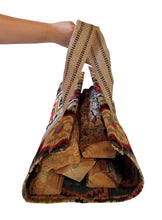 26 Inch Heavy Duty Cotton Log Tote - Aztec